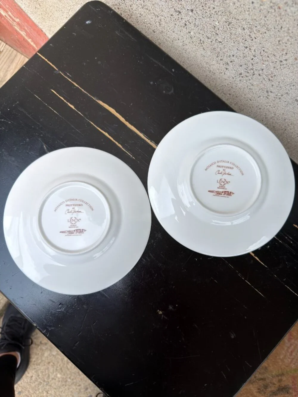 Lenox Mosaico d'Italia Fruttifero Salad Dessert Plate Lot OF 2